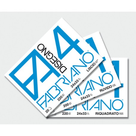 Fabriano Blocco FA/4 20 Fogli 24x33 cm riquadrato (05201597S)