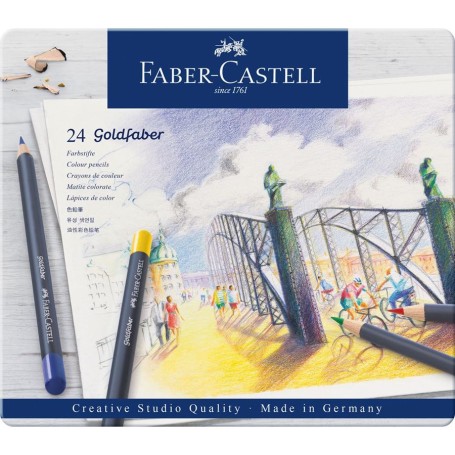 Faber-Castell Goldfaber Metal pastello colorato Multicolore 24 pz (114724)