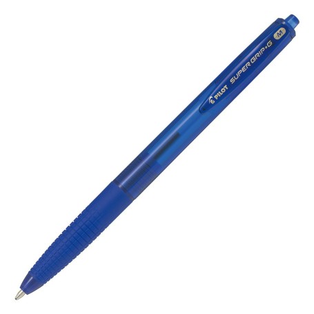 Pilot Supergrip G Azzurro Penna a sfera retrattile a clip Medio 1 pz (001615)