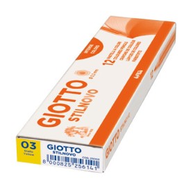 Giotto 256103 pastello colorato Giallo 12 pz (256103)