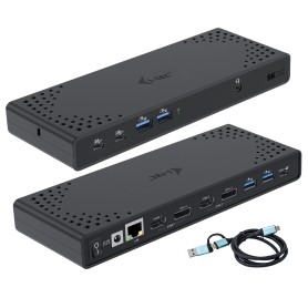i-tec USB 3.0 / USB-C / Thunderbolt 3 Dual Display Docking Station Gen2 + Power Delivery 100W (CADUA4KDOKPD2IT)