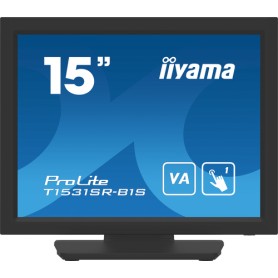 iiyama ProLite T1531SR-B1S Monitor PC 38,1 cm (15") 1024 x 768 Pixel XGA LCD Touch screen Nero (T1531SR-B1S)