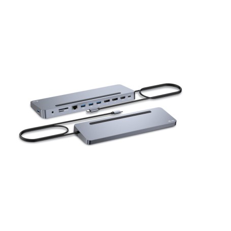 i-tec USB-C Metal Ergonomic 3x 4K Display Docking Station + Power Delivery 100 W (C31FLAT2PDPRO)