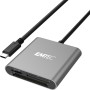 HUB ULTRASLIM LETTORE TYPE C PER SD/ MICRO SD / CF (ECCAREADT610C)