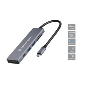 Conceptronic DONN23G replicatore di porte e docking station per laptop Cablato USB 3.2 Gen 1 (3.1 Gen 1) Type-C Grigio (DONN23G) Conceptronic DONN23G replicatore di porte e docking station per laptop Cablato USB 3.2 Gen 1 (3.1 Gen 1) Type-C Grigio (DONN23G)