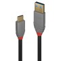 Lindy 36912 cavo USB 1,5 m USB 3.2 Gen 2 (3.1 Gen 2) USB C USB A Nero, Grigio (36912)