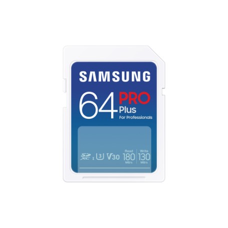 Samsung PRO Plus SD Card - Scheda di memoria 64GB (2023) (MB-SD64S/EU)