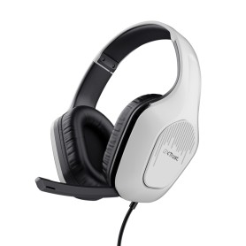 Trust GXT 415PS ZIROX Auricolare Cablato A Padiglione Giocare Nero, Bianco (24993)