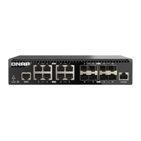 QNAP 16 PORTS SWITCH 8X10GB SFP+, 8X10GB  RJ45 (QSW-M3216R-8S8T)