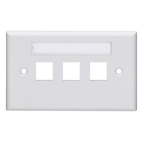 Leviton 42070-3WS presa energia RJ-45 Bianco