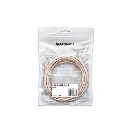 Atlantis Land P019-LN_6-U-3A cavo di rete Grigio 3 m Cat6 U/UTP (UTP)