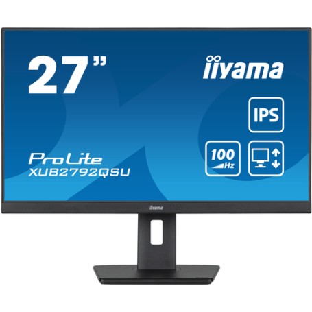 iiyama ProLite Monitor PC 68,6 cm (27") 2560 x 1440 Pixel Full HD LED Nero (XUB2792QSU-B6)