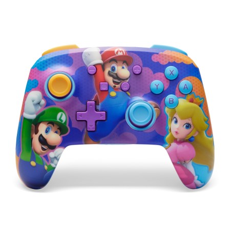 PowerA Controller Senza Fili avanzato per Nintendo Switch - Eroi con spruzzi di colore (NSGP0287-01)