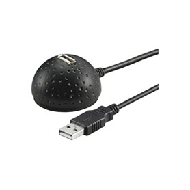 Goobay USB Verl AA 150 MA. HiSpeed 2.0 1.5m cavo USB 1,5 m USB A Nero (68913)