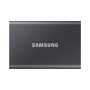 Portable SSD T7 4 TB, Externe SSD (grau, USB-C 3.2 Gen 2 (10 Gbit/s), extern) (MU-PC4T0T/WW)