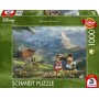 Schmidt Spiele Thomas Kinkade Studios: Disney Dreams Collections - Mickey & Minnie in den Alpen Puzzle 1000 pz Cartoni (59938)