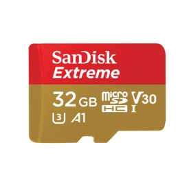 Extreme 32 GB microSDHC (UHS-I U3, Class 10, V30) (SDSQXAF-032G-GN6MA) Extreme 32 GB microSDHC (UHS-I U3, Class 10, V30) (SDSQXAF-032G-GN6MA)
