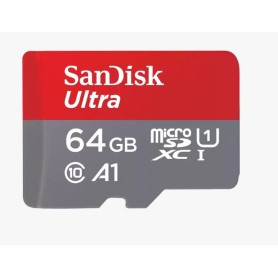 Ultra 64 GB microSDXC (UHS-I U1, Class 10, A1) (SDSQUAB-064G-GN6MA) Ultra 64 GB microSDXC (UHS-I U1, Class 10, A1) (SDSQUAB-064G-GN6MA)