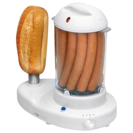 Hot Dog Maker inkl. Eierkocher 3420 EK N (wei, 380 Watt, fr 14 Wrstchen oder 6 Eier) (251136)