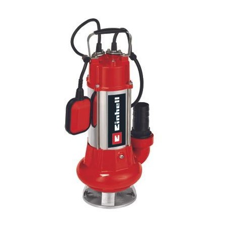 Schmutzwasserpumpe GC-DP 1340 G, Tauch- / Druckpumpe (rot/silber, 1.300 Watt) (4170742)
