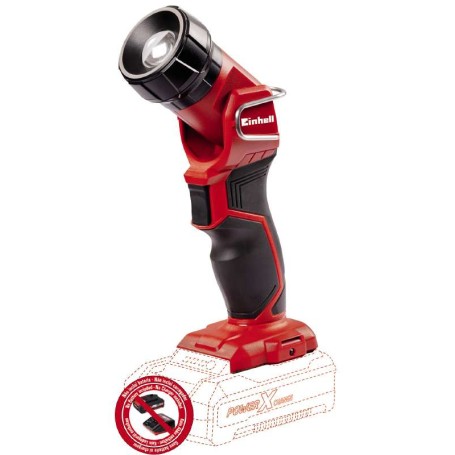 Akku Lampe TE-CL 18 Li H-Solo, 18Volt (rot/schwarz, ohne Akku und Ladegert) (4514130)