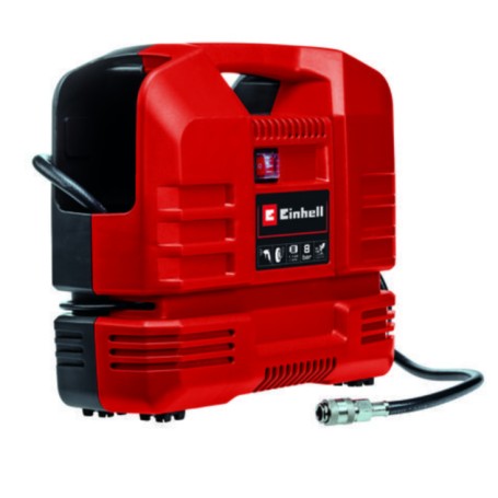 Koffer-Kompressor TC-AC 190 OF Set (rot/schwarz, 1.100 Watt, Reifen-Fllgert, Druckluftschlauch) (4020660)