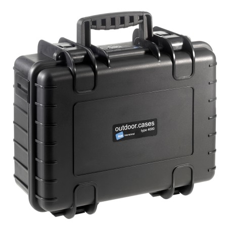 Typ 4000 (schwarz, herausnehmbarer, wrfelfrmig vorgestanzter Schaumstoffeinsatz) (4000/B/SI)