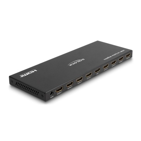 HMDI Splitter 1 x HDMI in zu 8 x HDMI out 4K 60 Hz, HDMI Splitter (schwarz) (18654)
