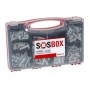 SOSBOX Dbel S + FU + Schrauben (hellgrau, 360-teilig) (533629)