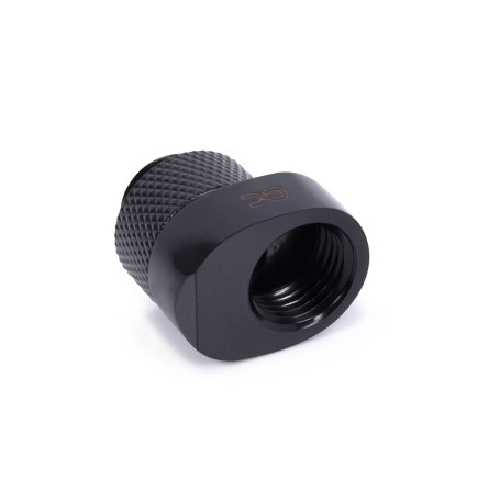 Eiszapfen 8mm Versatzstck drehbar G1/4 AG auf G1/4 IG (schwarz) (17604)