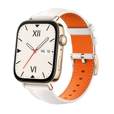 Watch Fit 3 (Solo-B19V) (gold/wei, Leder-Armband in wei) (55020CEH)