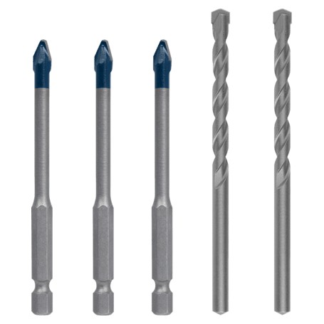 Bosch EXPERT HEX-9 HardCeramic Set di punte per trapano 5 pz (2608900596)
