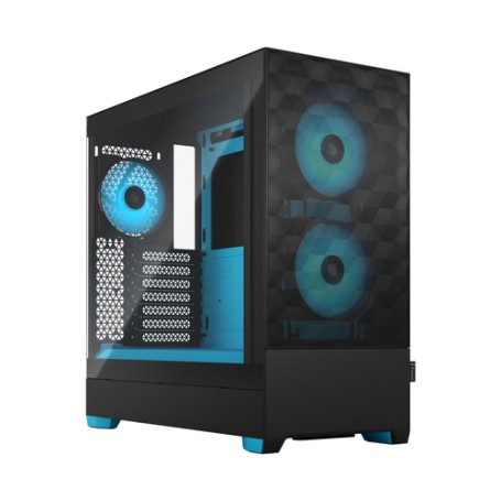 Pop Air RGB Cyan Core TG Clear Tint (schwarz/hellblau) (FD-C-POR1A-02)