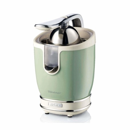 Ariete 413 Spremiagrumi Elettrico con Leva - Salvagoccia - Motore Silenzioso - 85 Watt - Design Vintage - Verde (0413GR)