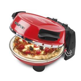 Pizzaofen Napoletana (rot, 1.200 Watt, fr Pizza  31cm, 2 Steine) (G10032)