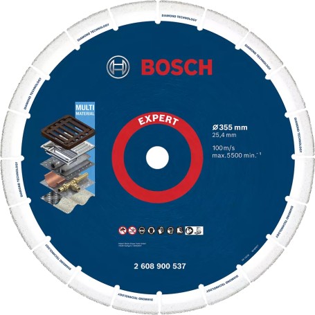 Bosch 2 608 900 537 accessorio per smerigliatrice Disco per tagliare (2608900537)