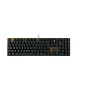 CHERRY KC 200 MX tastiera Universale USB QWERTZ Tedesco Nero, Bronzo (G80-3950LIBDE-2)