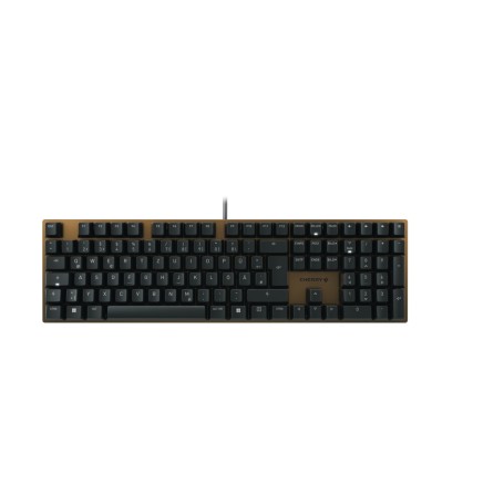 CHERRY KC 200 MX tastiera Universale USB QWERTZ Tedesco Nero, Bronzo (G80-3950LIBDE-2)