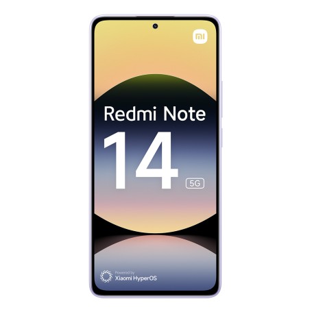 Redmi Note 14 5G 256GB (Lavender Purple, HyperOS, Rckseite mit veganem Leder, 8 GB) (MZB0IO1EU)