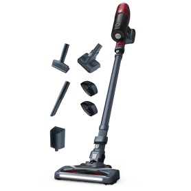 Rowenta RH6878 Aspirapolvere a bastone 2 in 1 Batteria Secco Ciclonico Senza sacchetto 0,55 L 100 W Rosso, Grigio