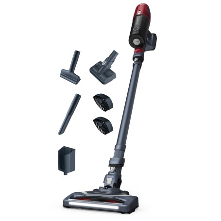 Rowenta RH6878 Aspirapolvere a bastone 2 in 1 Batteria Secco Ciclonico Senza sacchetto 0,55 L 100 W Rosso, Grigio