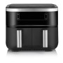 Severin FR 2453 friggitrice Doppia 3,25 L Indipendente 2850 W Friggitrice ad aria calda Nero, Argento