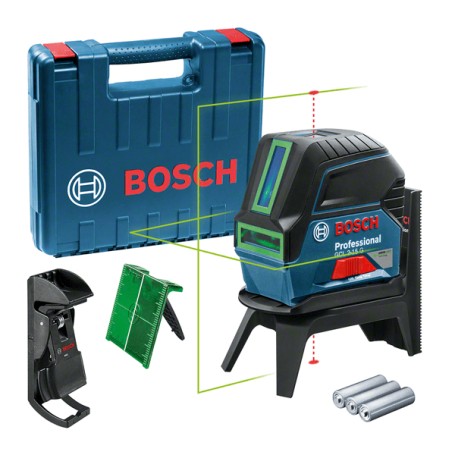 Bosch GCL 2-15 G Livella lineare/puntiforme 10 m 500-540 nm ( 10 mW) (0601066J00)