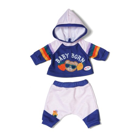 BABY born Jogging Suit Navy 43cm Set di vestiti per bambola (838204)