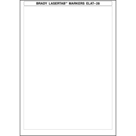 Brady ELAT-28-747-W etichetta per stampante Bianco Etichetta per stampante autoadesiva (029862)