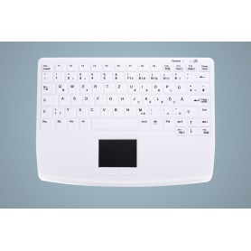 Active Key AK-4450-GUVS-W/GE tastiera Industriale USB QWERTZ Tedesco Bianco