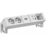 Bachmann Steckdosenleiste DESK2 white 2xUTE 902.3102 (902.3102)