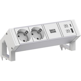 Bachmann Steckdosenleiste DESK2 ALU WHITE 937.402 (937.402)