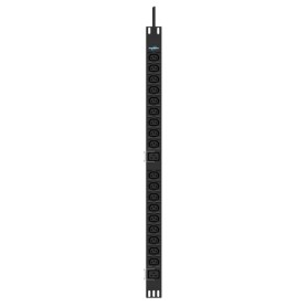 PowerWalker 10133024 unità di distribuzione dell'energia (PDU) 20 presa(e) AC 0U Nero