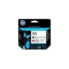 Hewlett-Packard HP 771 - Druckkopf mattschwarz, Chromatic Red (CE017A)